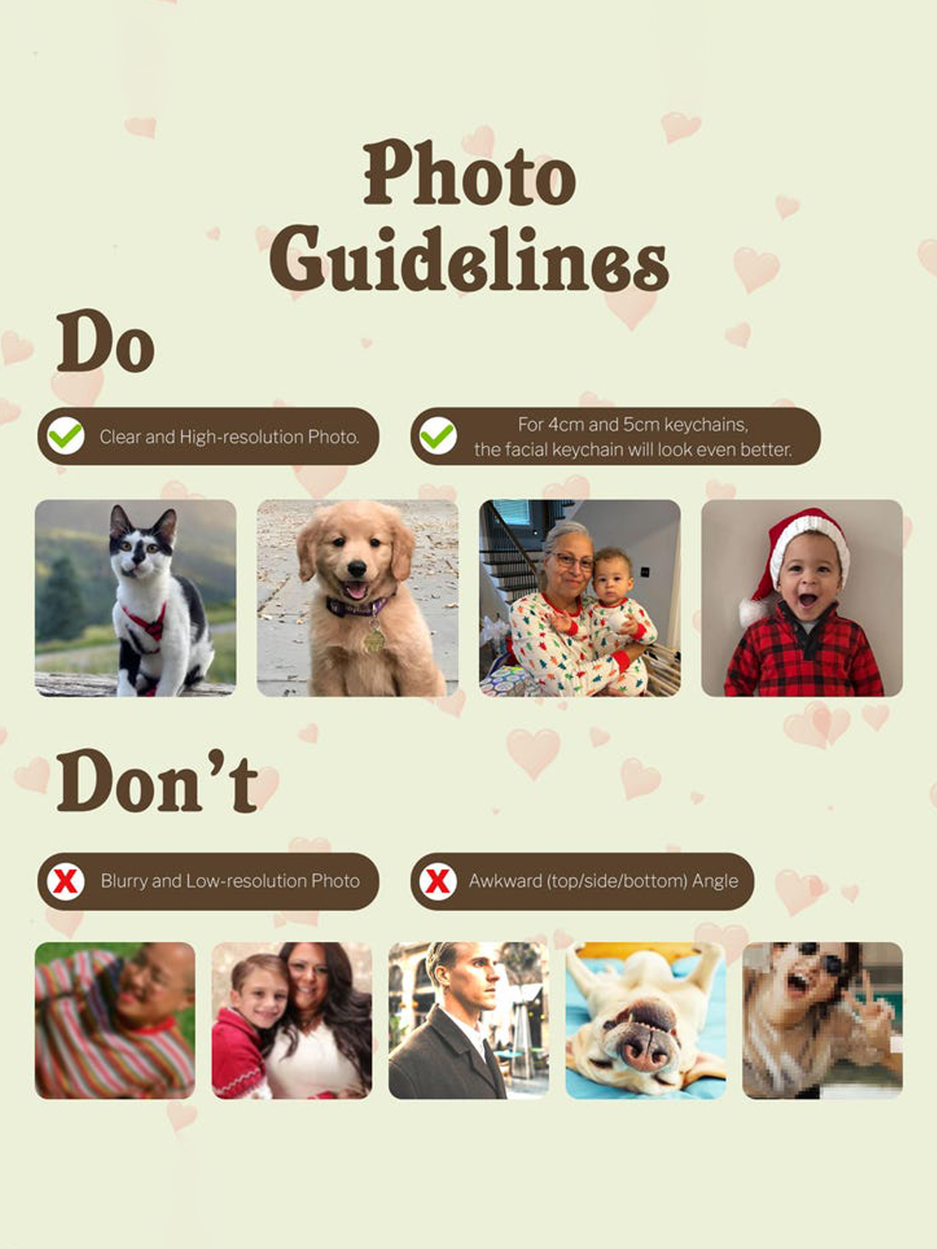 Custom Pixar Style Portrait Keychain